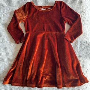 Girls Velvet Twirl Dress 3T